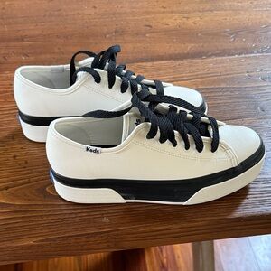 Keds White and Black Sneakers